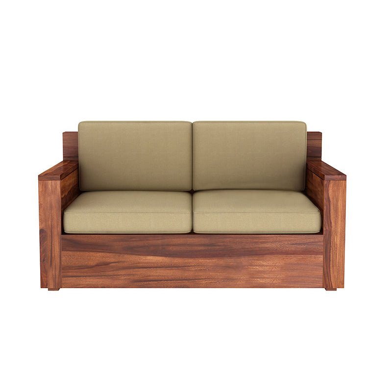 Torque India Marylin 2 Seater Wooden Sofa For Living Room | 2 Seater Wooden Sofa - Torque India